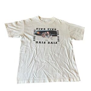 G59 Records x Pouya &‎ Suicideboys Tour Date Tee White Adult Medium Merch